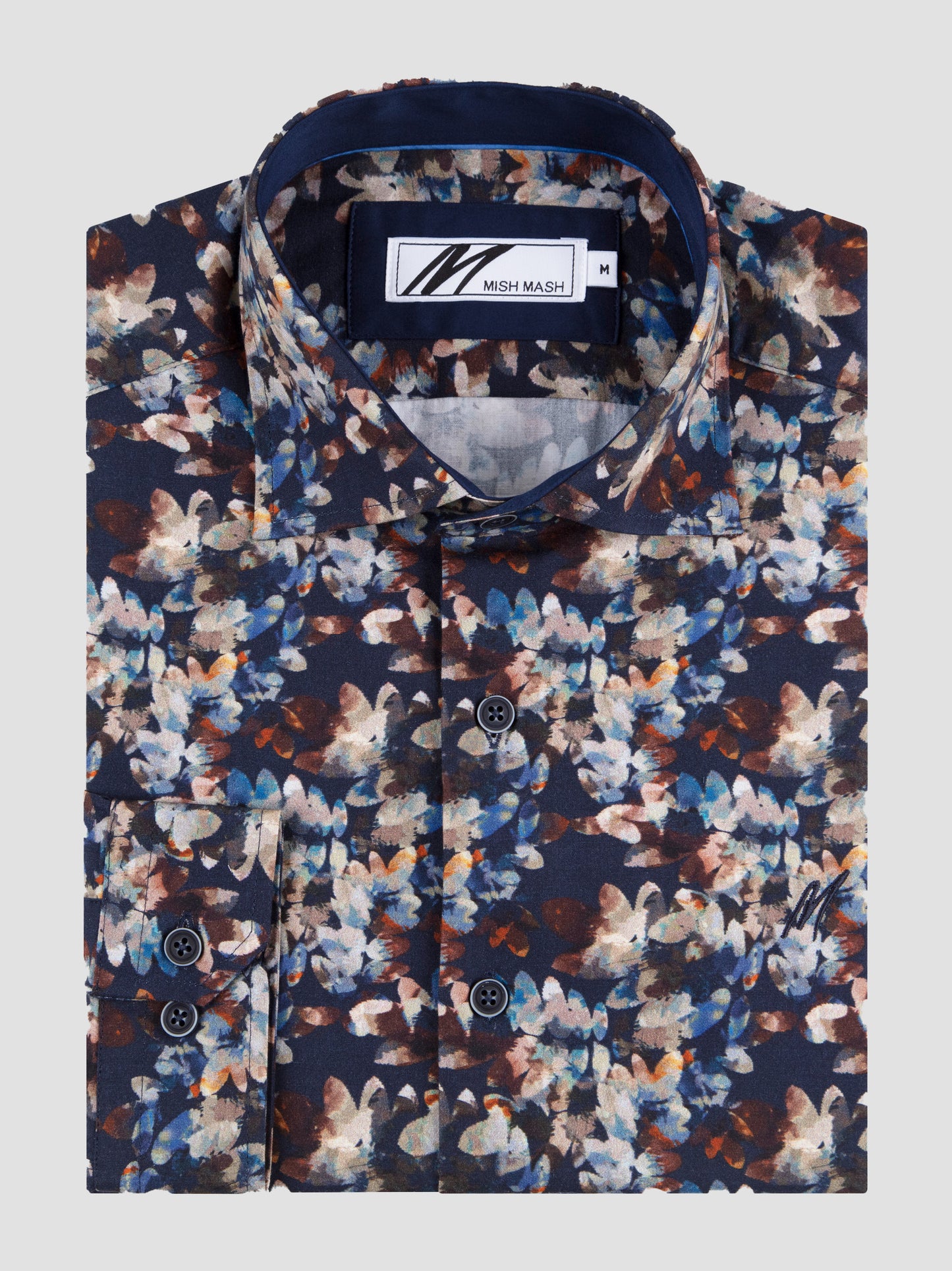Baldwin Navy Long Sleeved shirt 2308