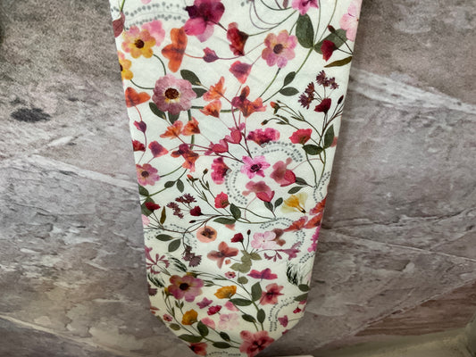 Aurora Ivory Cotton Tie and pocket square Made with Liberty Fabric