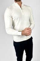 Ecru half zip jumper