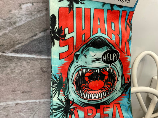 Wigglesteps Shark Area socks