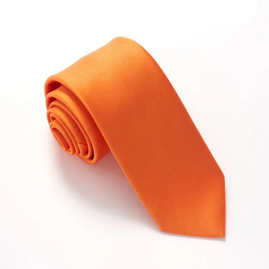 Van Buck Tangerine Tie & Square