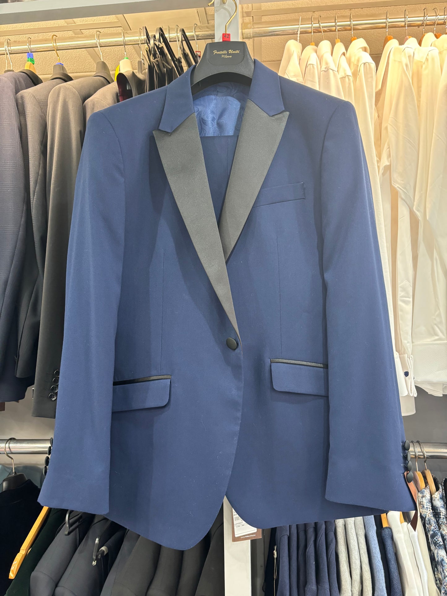 Graf Green/blue tux trousers