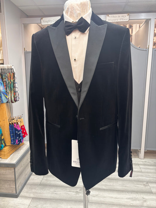 Wilvorst Velvet jacket Peak or Shawl Collar