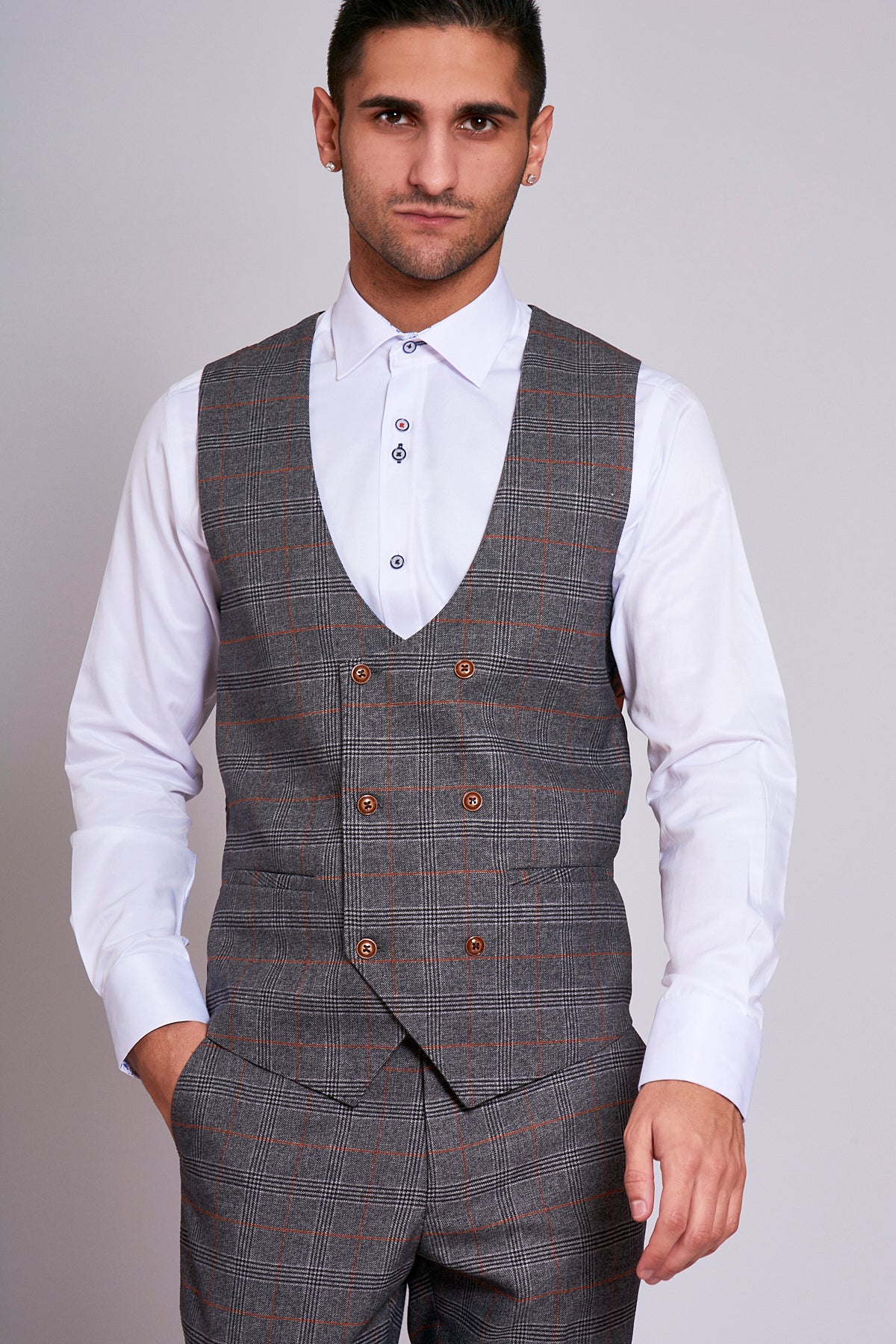 Bromley Navy Waistcoat