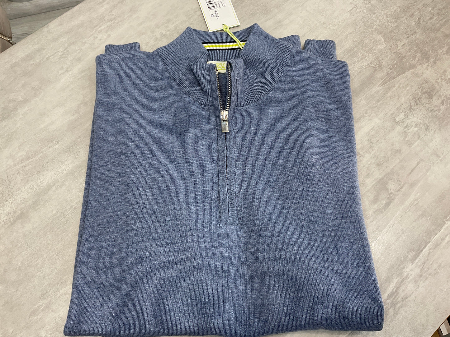 Men’s Avanti Airforce Blue Halve Zip Jumper