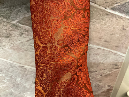 Tie William turner rust tie and square I169840