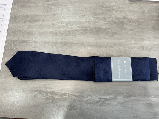 William turner navy paisley 1082045