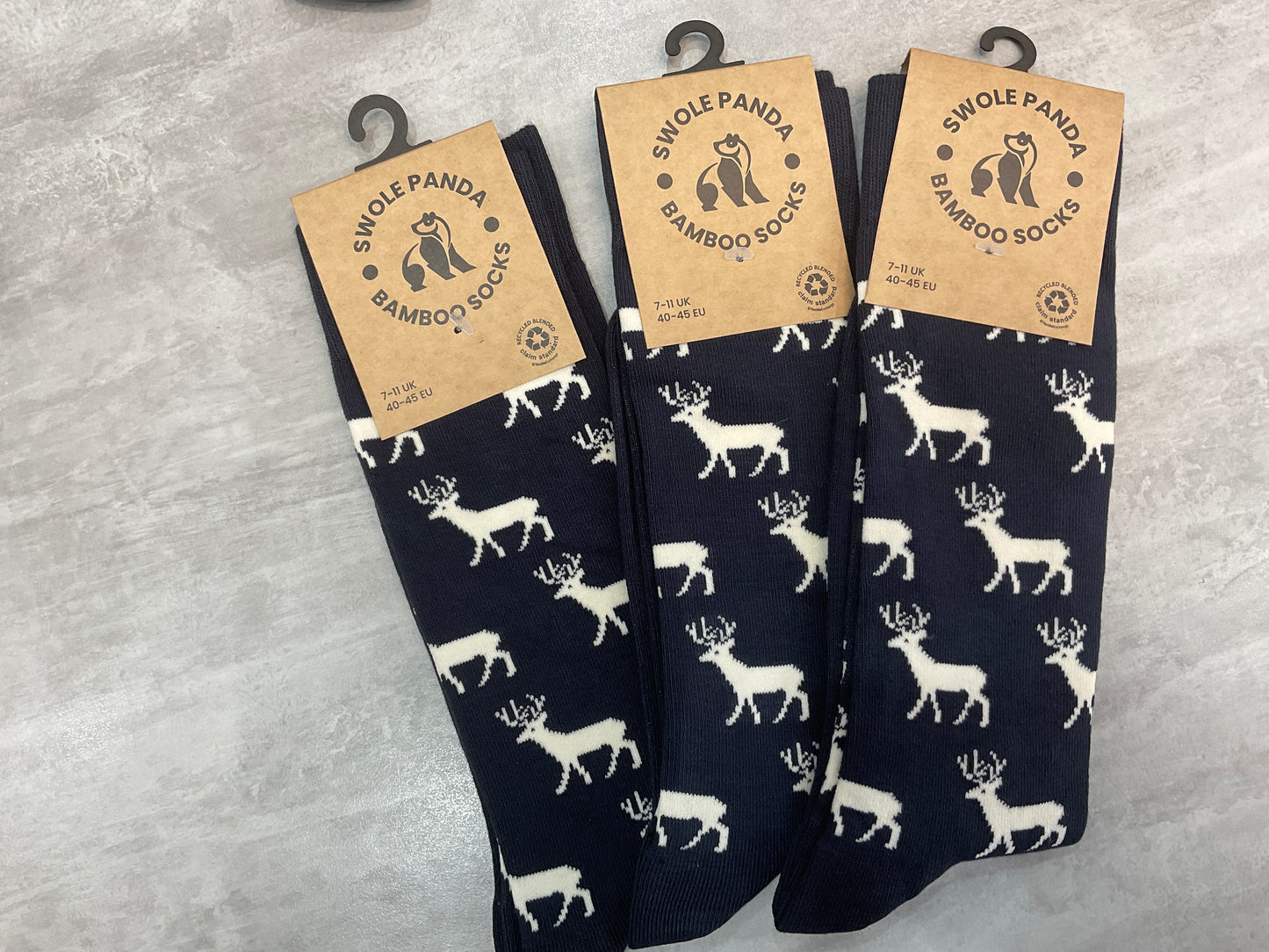Stag Print Socks sp358-L