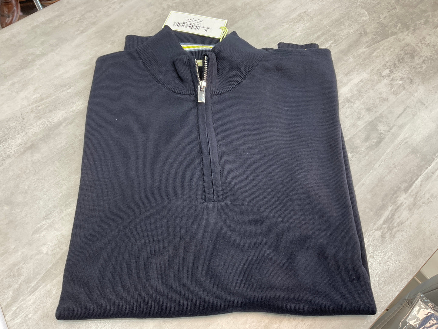 Men’s Avanti Navy Half Zip Jumper