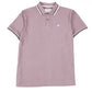 Regular Fit Textured Cotton Jersey Stockholm Dusky Pink Polo