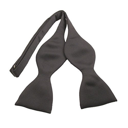 Black Self-Tied Bow Tie by Van Buck