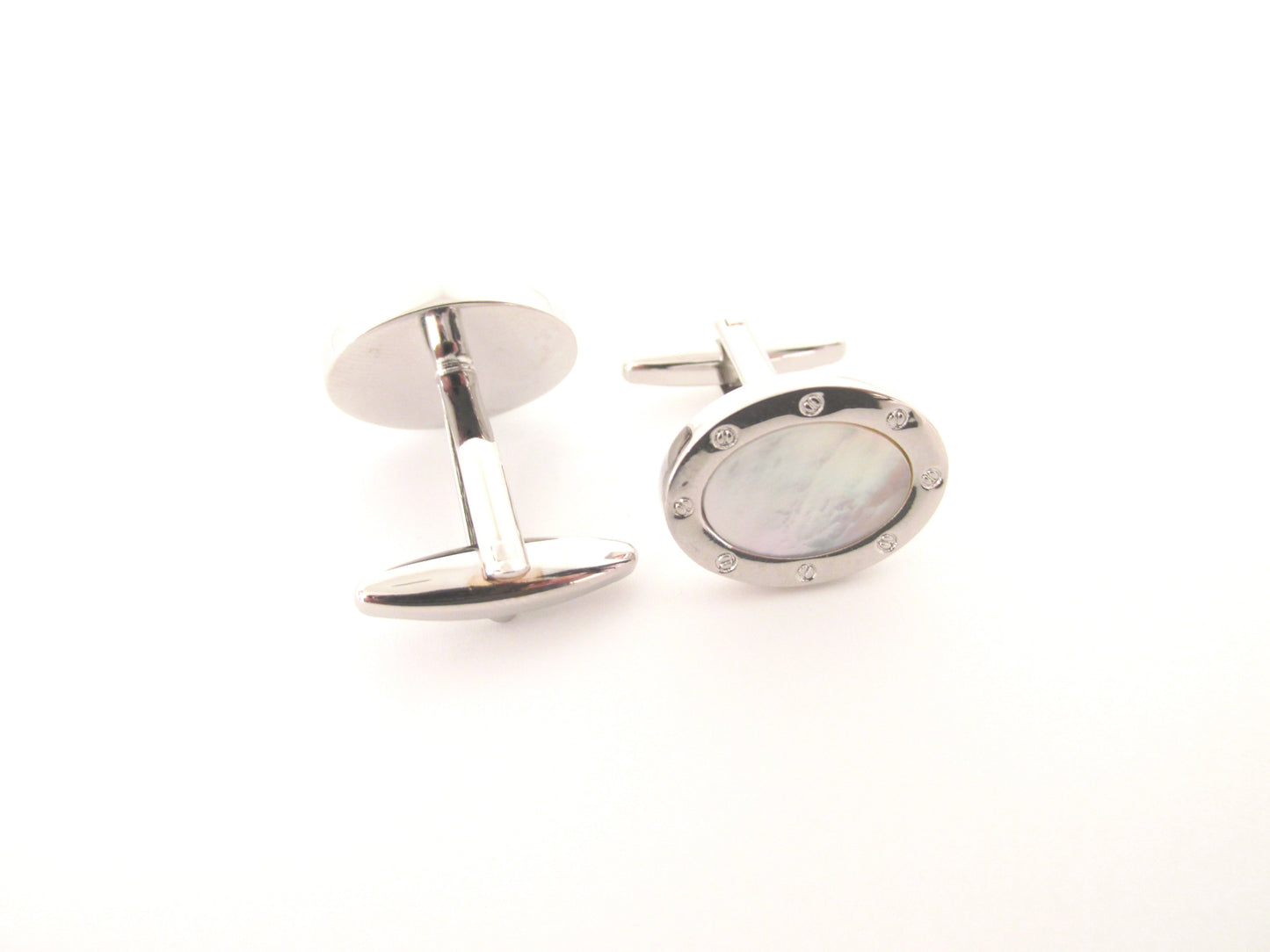 Mother of Pearl Novelty Cufflinks by Van Buck
