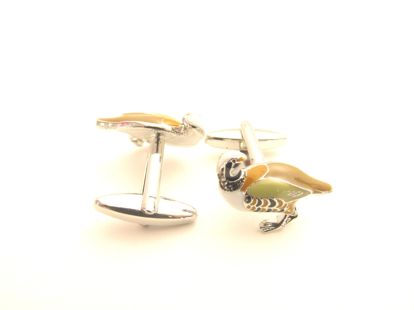 Standing Partridge Novelty Cufflinks by Van Buck