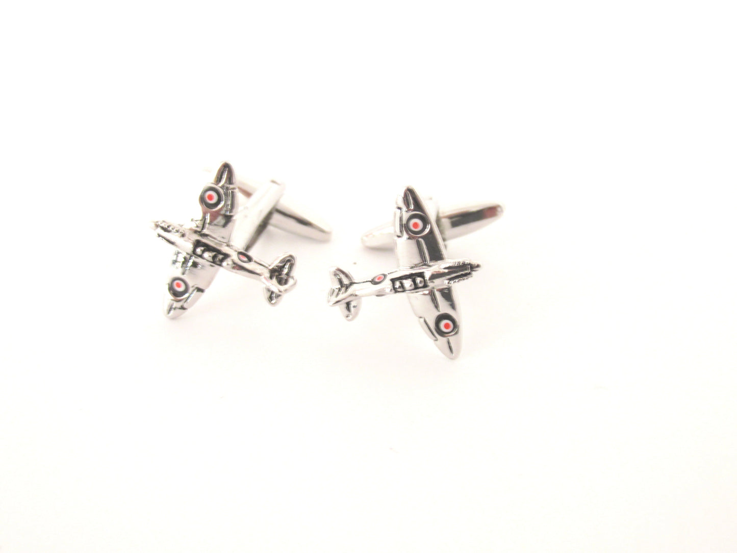 Spitfire Plane Novelty Cufflinks by Van Buck