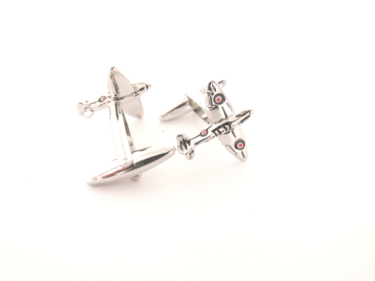 Spitfire Plane Novelty Cufflinks by Van Buck