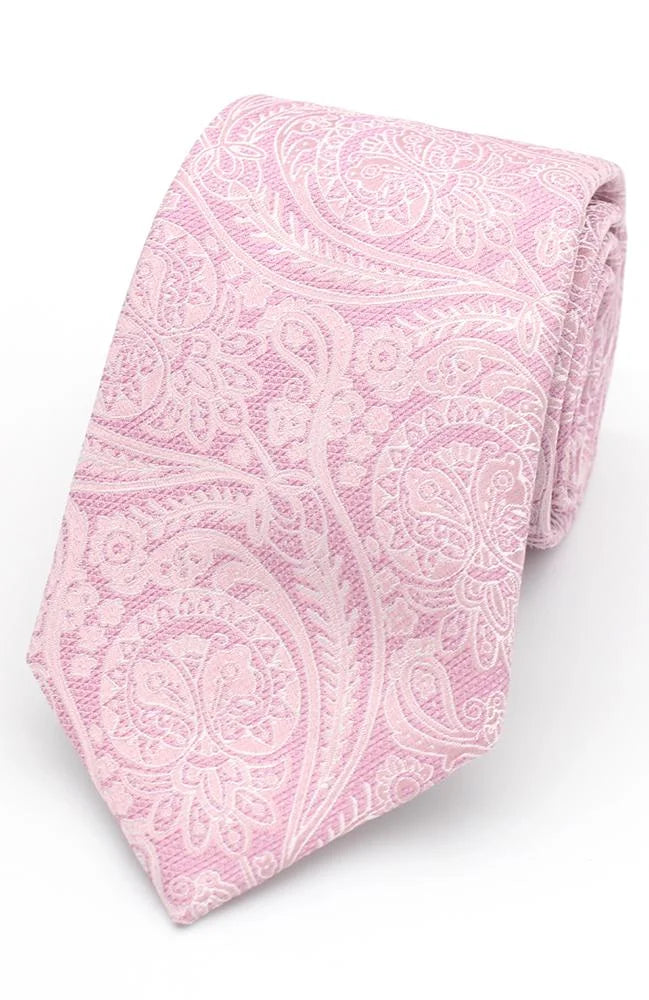 F1718/5 Paisley Lace Tie pink
