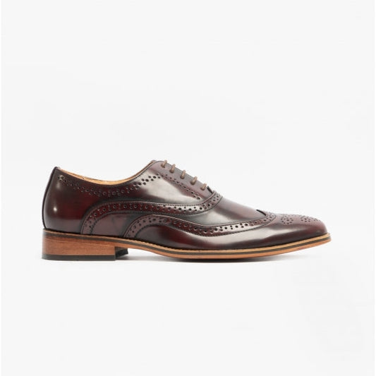 Men's Brogue Shoes Oxblood