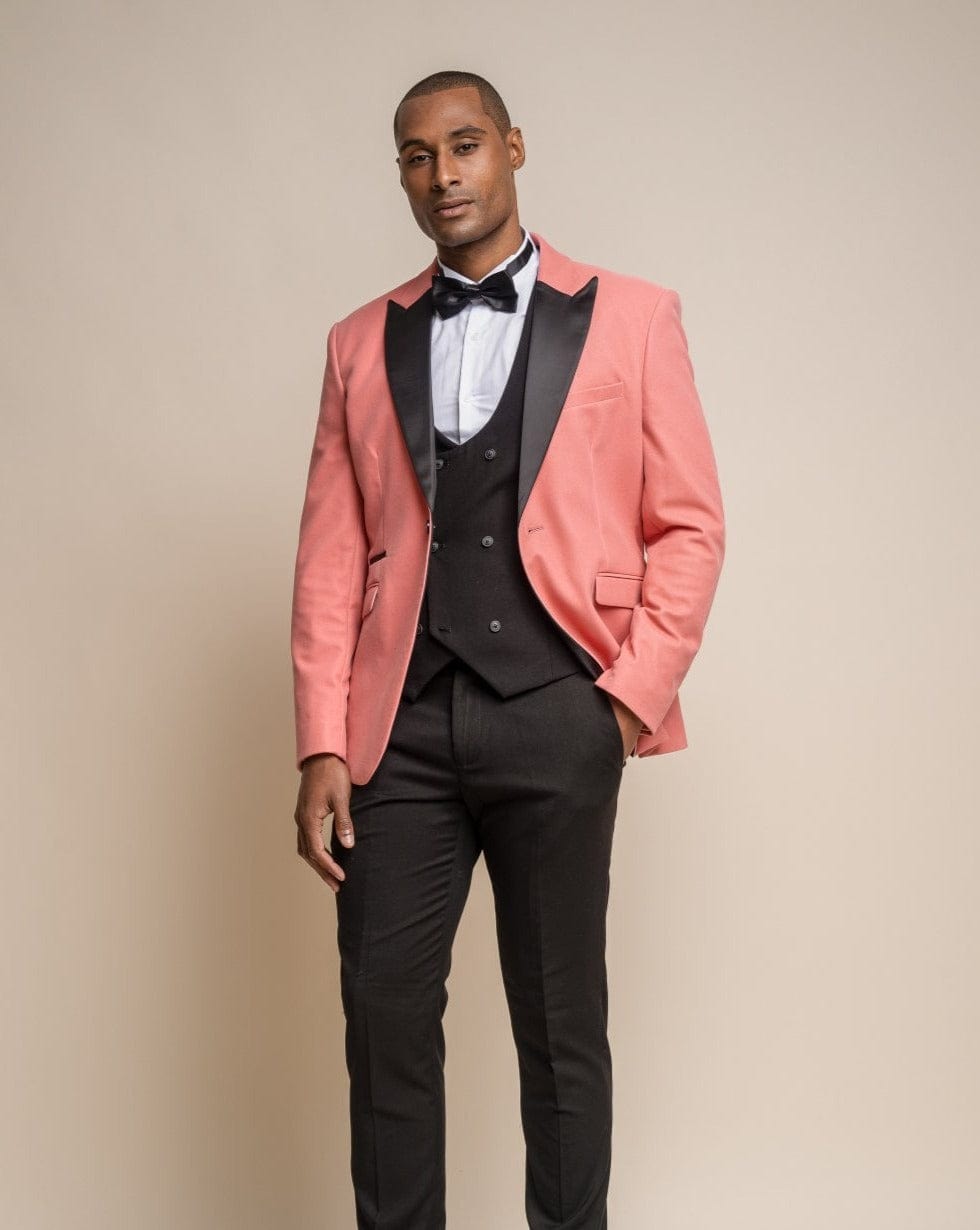 Rosa Pink Velvet Blazer