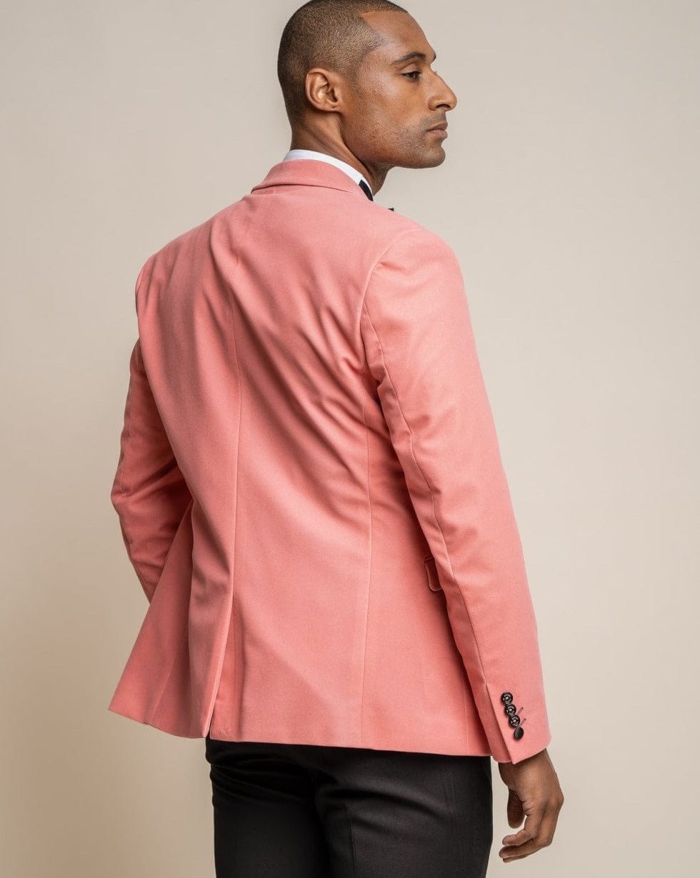 Rosa Pink Velvet Blazer