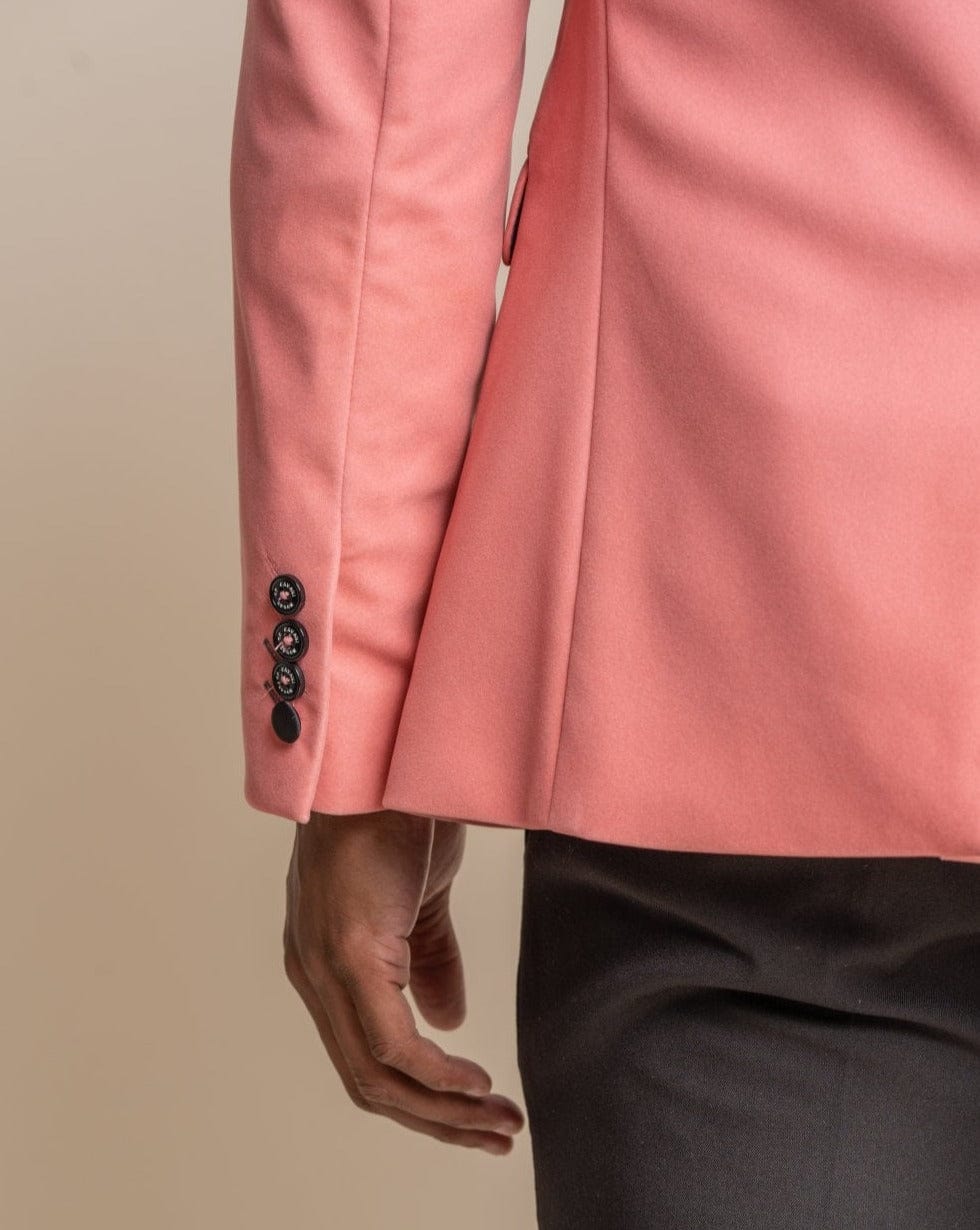 Rosa Pink Velvet Blazer