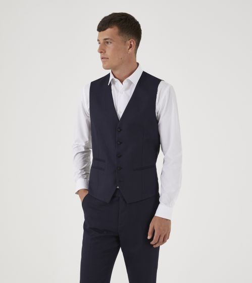 Newman Self Check Dinner Suit Waistcoat
