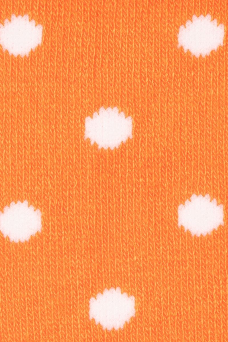 Socks - Orange Polka Dot Bamboo Socks