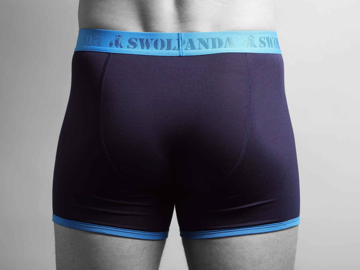 Underwear - Bamboo Boxers - Navy / Blue Band