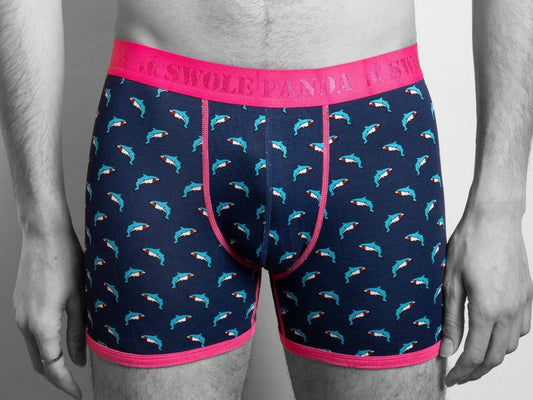 Underwear - Bamboo Boxers - Sharks