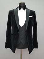 Wilvorst Velvet Jacket - Peak Lapels or Shawl Collar