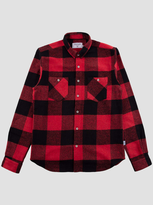 Mish Mash - Hammer Brushed Check Long Sleeve Shirt