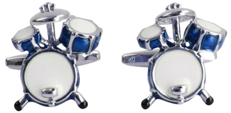 Dalaco Blue Drum Set Cufflinks