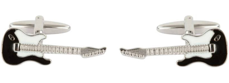 Dalaco Black Guitar Cufflinks