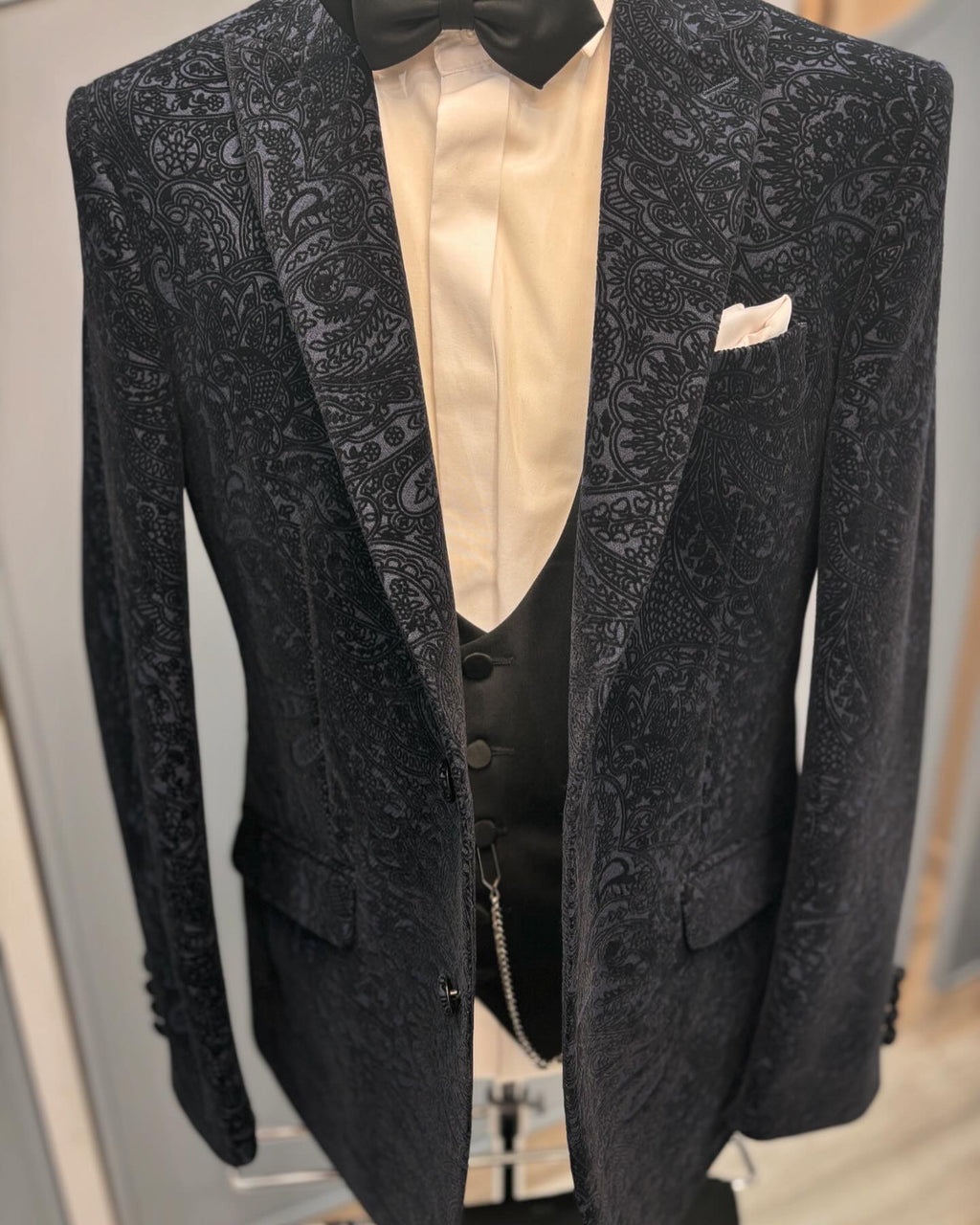 Jacquard velvet blazer  (Jerry)