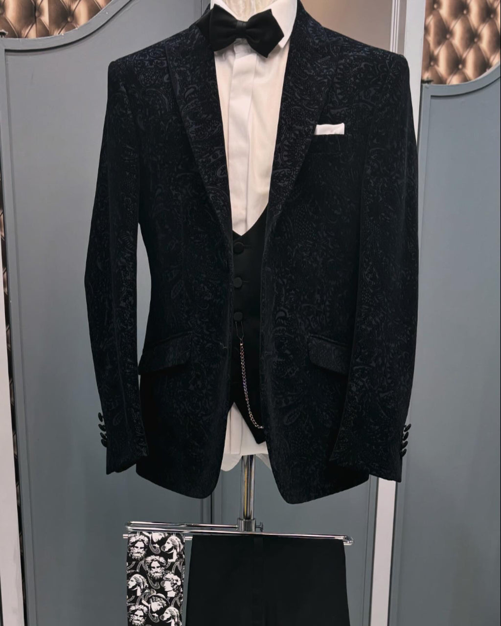 Jacquard velvet blazer  (Jerry)