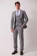 Hayden Silver Blue Crossweave Jacket