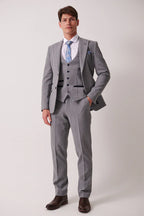 Hayden Silver Blue Crossweave Jacket