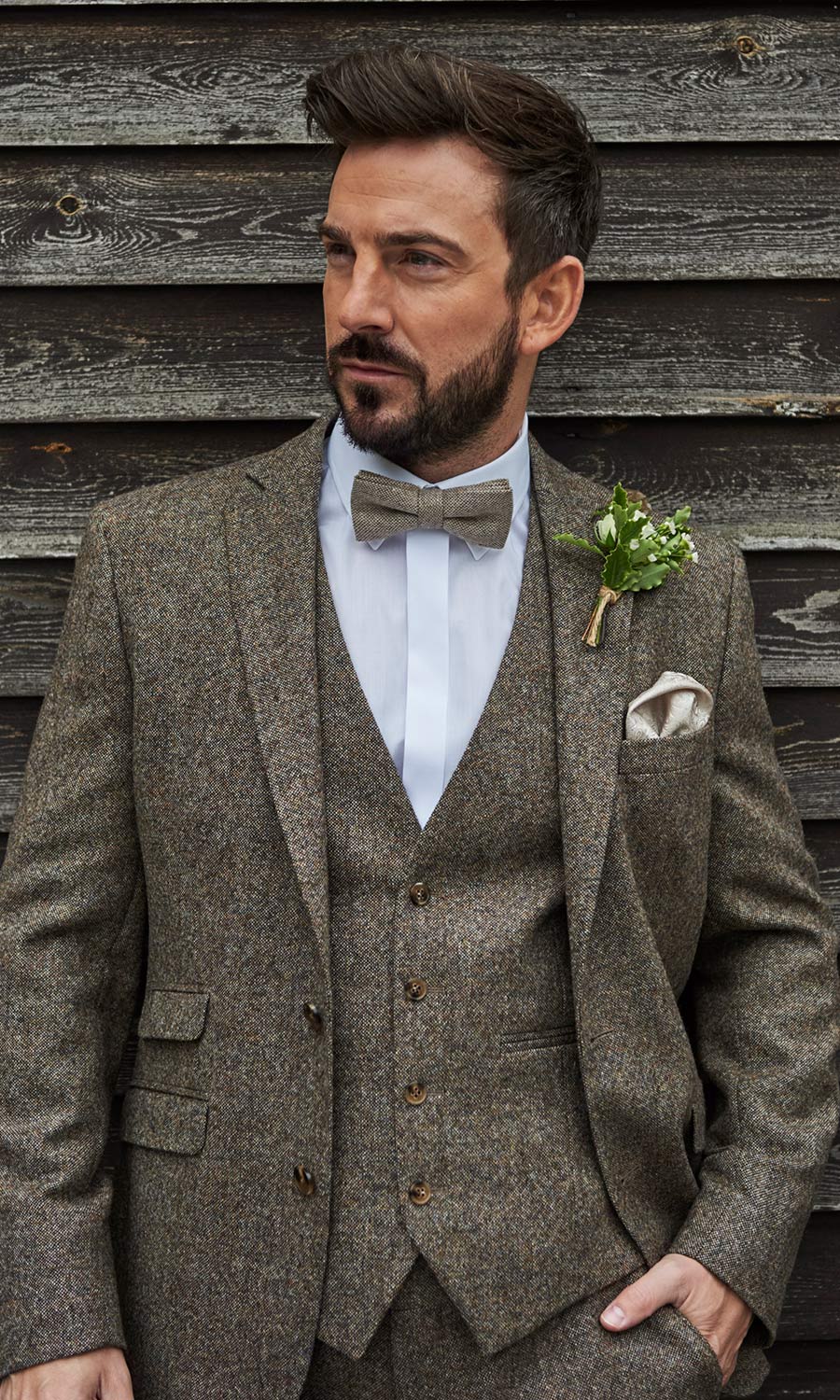 Brown tweed jacket