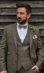 Brown tweed jacket