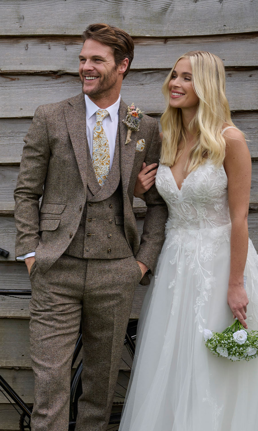 Brown tweed jacket