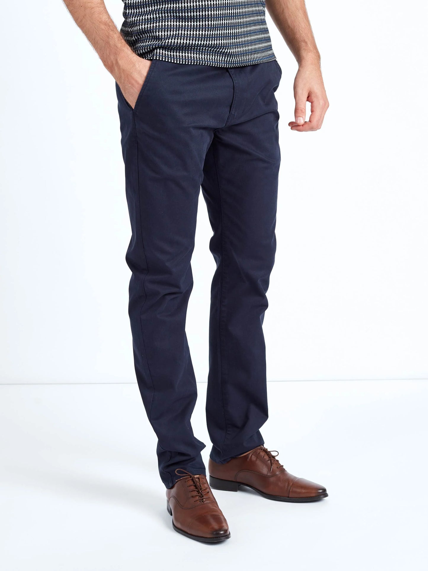 Bromley casual Navy chino 1984