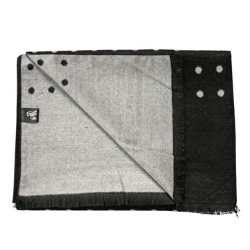 Scarf black and white spot bamboo