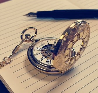 Pocket watch hunter silver mechanical pw03