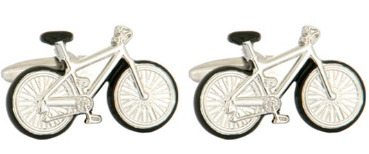 Bicycle engravable back cufflinks