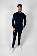 House of Cavani - Falcao Polo Collar 1/4 Zip Jumper