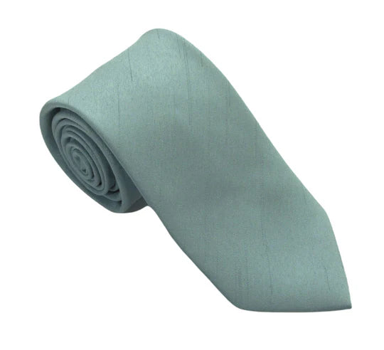 Duck Egg blue tie slub and square Van Buck