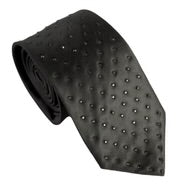 Black Diamante tie