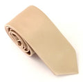 Van Buck Beige satin Tie & Square