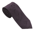 Van Buck Aubergine Paisley Silk Tie & Square