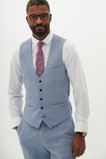HM5 Sky Blue Waistcoat