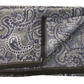 Brushed viscose paisley scarf